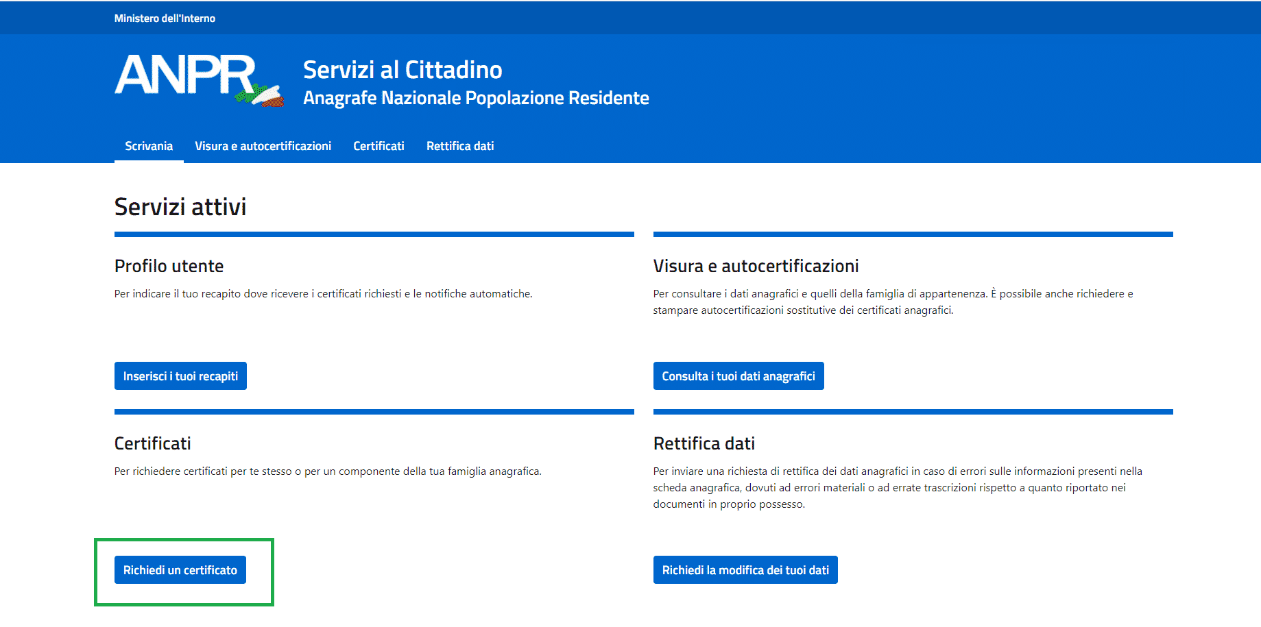 Come richiedere facilmente certificati online tramite il portale ANPR
