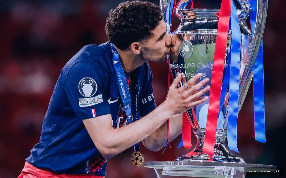 Achraf Hakimi PSG vittoria europea 2026