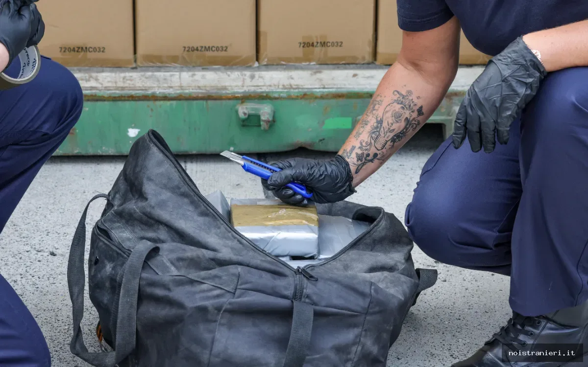Sequestro hascisc marocchino porto Anversa 2026