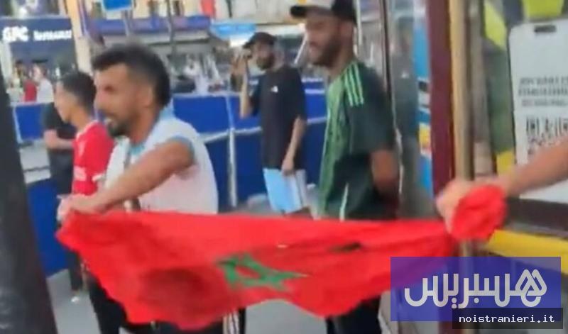 Danneggiamento bandiera marocchina Francia 2026